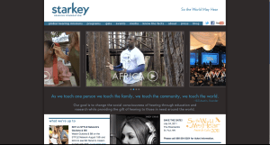 Starkey Hearing Foundation website